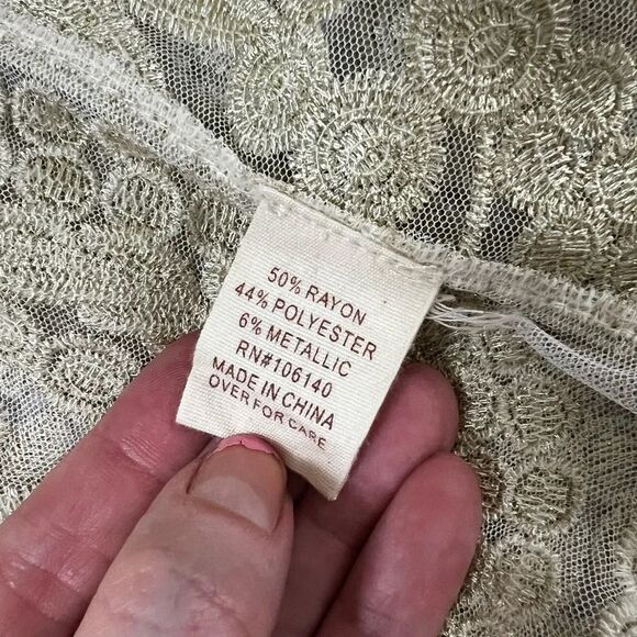 altar’d state lace embroidered sheer tank top size small - Picture 9 of 12